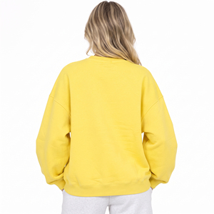 OEM Custom Rhinestone Printed <b>Sweat</b> Shirt Ladies Oversized Sweatshirts Long Sleeve Cotton Fleece <b>Top</b> Crew Neck Ladies <b>Sweat</b> <b>Tops</b> - Product Image 3
