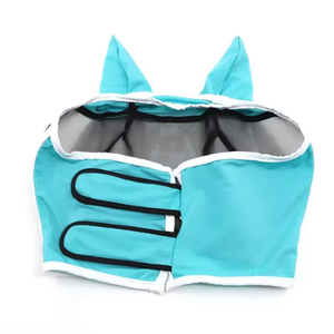 Masque anti-mouches pour chevaux, léger, personnalisable, de qualité supérieure, avec maille respirante, réglable, durable, protection des oreilles, équipement d'équitation - Product Image 6