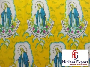 Exclusive Custom African Cotton Wax Print Fabric for European Israel Island Scarves Tailored Wedding Dresses Event Wear Premium - Product Image 2