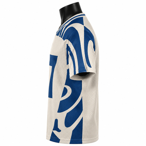 Maillot de football américain personnalisé OEM style professionnel, respirant, léger, en maille, avec impression de numéro et logo pour adultes - Product Image 5