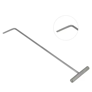 Kit d'élévateurs de fragments molaires étendus pour dentisterie équine professionnelle, quatre pièces, réutilisables, durables, outils vétérinaires pour chevaux - Product Image 2