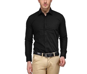 Black Men's Dress <b>Shirt</b> Long Sleeve Turn-Down Collar Button-Up Formal <b>Office</b> Casual Wear Quick Dry Professional Men Dress <b>Shirt</b> - Product Image 6