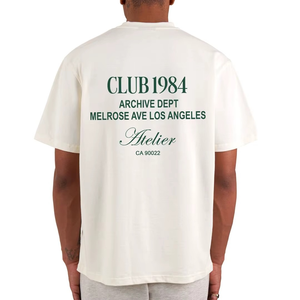 T-shirt imprimé graphique pour homme, coupe classique, design personnalisé, coton décontracté, fournisseur d'usine en marque blanche - Product Image 3