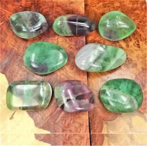 Piedras de Fluorita Arcoíris Natural Chakralume, Pulimentadas y Lisas, Cristal Curativo para Reiki, Meditación y Joyería, Hechas en India - Product Image 3