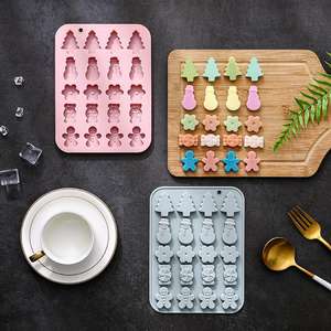 Christmas Baking Tool Holiday Cake Mold Chocolate Ice Tray <b>Silicone</b> Mold - Product Image 3