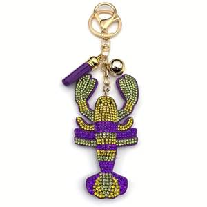 Artistic Beaded Embroidery <b>Keychain</b> Creative Gift Idea Decorative Seed Beads Embroidery <b>Keychain</b> Fashion Piece - Product Image 2