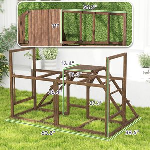 Set di Attività per Polli da Esterno in Legno - Product Image 1