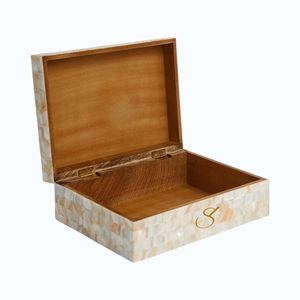 Mother of Pearl Inlay Jewelry <b>Box</b> Rectangular Tessellated Shell Decorative Storage <b>Keepsake</b> <b>Box</b> Handmade Gift <b>Box</b> Wholesale - Product Image 3