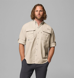 เสื้อพูลโอเวอร์แขนยาว PFG Bahama II สำหรับผู้ชาย ป้องกันรังสียูวี UPF 50 ระบายอากาศได้ดี ผลิตจากโพลีเอสเตอร์ 100% ลายเรียบ น้ำหนักผ้า 140 กรัม - Product Image 2