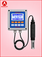 Analyseur d'oxygène dissous industriel de qualité export avec écran LCD numérique pour le traitement de l'eau et l'aquaculture