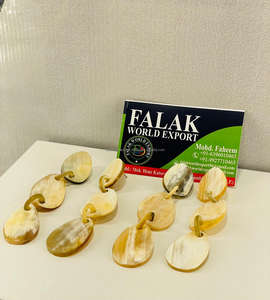 Accepter Design personnalisé Boucle d'oreille en corne de buffle Bijoux en corne de buffle de dernière conception Anneau d'oreille en corne de buffle Falak World Export - Product Image 2