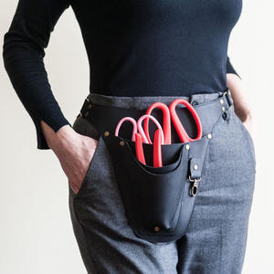 Cinturón de cuero duradero hecho a mano para floristas, con múltiples bolsillos, soporte para tijeras, correa ajustable para la cintura, en venta. - Product Image 6