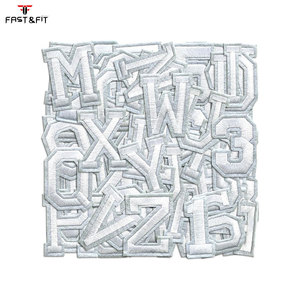 Patchs brodés lettres thermocollants, autocollants pour vêtements, lettres de l'alphabet, broderie à sequins, matériau PU pour chapeaux - Product Image 3