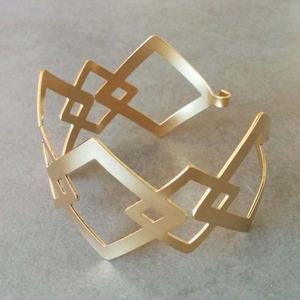 Vente en gros, mariage, dîner, famille, fête, décoration de table, triangle creux, boucle de serviette, anneau de serviette - Product Image 1