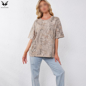 Camiseta de manga corta para mujer, informal, cómoda y elegante, de la mejor calidad, último diseño, camisetas extragrandes - Product Image 6