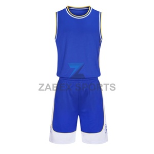 Ensemble de maillots de basket-ball personnalisés par sublimation pour clubs amateurs - Couleur et logo personnalisés, taille plus, kit uniforme à séchage rapide et anti-humidité - Product Image 1