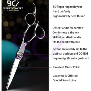 Ciseaux de coiffure ajustables de qualité supérieure, personnalisables avec votre propre logo, nouvelle tendance 2026, par un fournisseur de confiance - Product Image 3