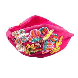 Serre-tête brodé artisanal perlé, le plus vendu, idéal pour les fêtes, mariages, cadeaux – Accessoire de cheveux élégant - Product Image 5