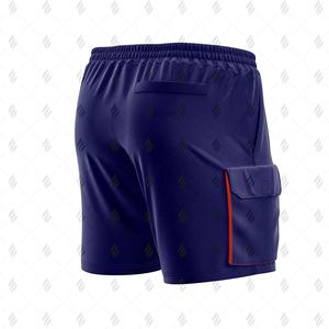 Shorts Cargo en Toile pour Hommes, Meilleures Ventes, Coton et Polyester, Taille Élastique, Séchage Rapide, Respirant, Coupe-Vent, Style Décontracté, Idéal pour la Gym et les Voyages - Product Image 4