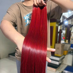 Extensions de cheveux en vrac, ondulés naturels, raides, multicolores, 100 % cheveux humains vierges Remy, double trame, vente en gros - Product Image 1