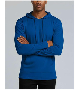 Sweat à capuche en polaire décontracté pour homme, 380g, tissu respirant à séchage rapide, design élégant, poche, coupe classique, personnalisable, durable - Product Image 4