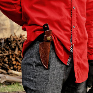 Cuchillo desollador de acero de Damasco hecho a mano, herramienta artesanal, cuchillo desollador de Damasco con hoja curva para desollar, cuchillo desollador de acero de Damasco - Product Image 5