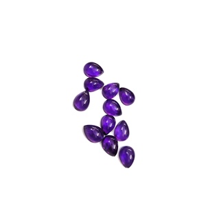 Aigue-marine naturelle taille poire, pierre précieuse en vrac pour la création de bijoux, montures de bagues, pendentifs, pierre violette, vente en gros - Product Image 3