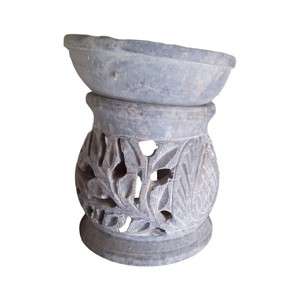 Top indien fait à la main populaire naturel brillant stéatite arôme brûleur à mazout pour la décoration de la maison but article - Product Image 3