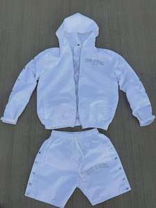 Conjunto de Camiseta y Pantalones Cortos de Verano TAHAD Personalizados para Hombre, 100% Algodón, Estilo Urbano, Estampado Gráfico, Corte Holgado - Product Image 3
