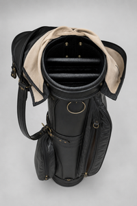 Bolsa de Golf X Sports City Vintage de Cuero Genuino, Cierre de Cremallera 33, Correa de Hombro Arqueada Desmontable, Unisex - Product Image 6