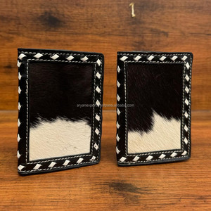 New 2025 Hand Tooled Leather Trifold <b>Wallet</b> for Men Wholesale Business Genuine Cowhide Leather Vertical <b>Card</b> <b>Holder</b> Men <b>Wallets</b> - Product Image 4