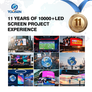 จอแสดงผล LED ทรงกลมขนาดใหญ่ TOOSEN ประกอบง่าย ขนาดเส้นผ่านศูนย์กลาง 0.2-10 เมตร รูปทรงลูกโลก ความละเอียดสูง - Product Image 6