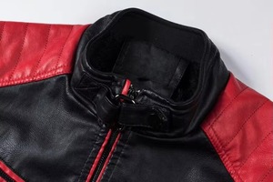 European Size Short <b>Leather</b> <b>Jacket</b> Slim Fit Thin <b>Leather</b> <b>Jacket</b> Motorcycle Wear Casual Large Size - Product Image 6