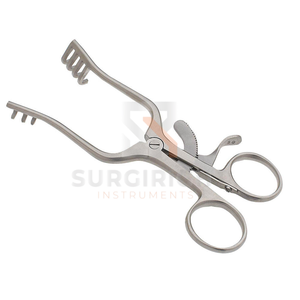 Retractor Weitlaner de Acero Inoxidable Afilado, Palanca Manual para Huesos, Instrumento Quirúrgico Ortopédico Ligero, Color Rosa, con Certificación CE - Product Image 1