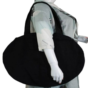 Bolsa de Compras Grande de Algodón Ecológico para Mujer, con Logotipo Personalizado Impreso, Lavable, Reutilizable, Bolsa de Lona de Viaje para Uso Promocional - Product Image 3