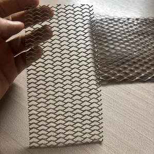 Industrial Grade Galvanized Perforated Metal <b>Sheet</b> Diamond Hole <b>Mesh</b> Roll for Security Fence Partition Wall Barrier <b>Mesh</b> Screen - Product Image 1