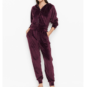 Wide Leg Pants Casual Loose Fit Autumn Wear Solid Color Full Sleeve <b>Women</b> <b>Beige</b> Cotton Tracksuit Set Crew Neck Sweatshirt - Product Image 1