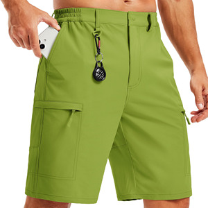 Pantalones Cortos de Senderismo para Hombre, Venta al por Mayor, Diseño Personalizado, Último Diseño, Ropa Casual, 100% Poliéster, Patrón Sólido, Ligeros - Product Image 1