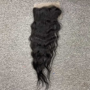 Extensions de cheveux humains vietnamiens vierges 100% cuticule saine alignée pour la trame frontale en dentelle Top ondulé naturel du meilleur fournisseur - Product Image 4
