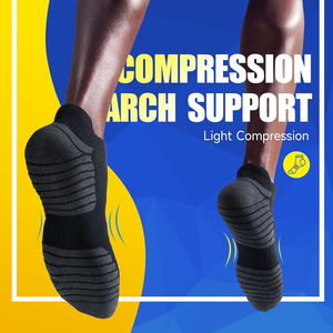 Chaussettes de sport athlétiques personnalisées en mélange de coton pour la performance, idéales pour la personnalisation de logo et la vente en gros - Product Image 3