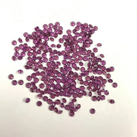 2mm Natürlicher Rhodolith-Granat, runder Schliff, lose Edelsteine im Großhandel, Halbedelsteine für die Schmuckherstellung, Ring, Halskette, Anhänger