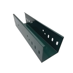 Structure de pont industrielle galvanisée à chaud, type cheminée ventilée/perforée, grande portée en acier, capacité de 80 câbles - Product Image 4