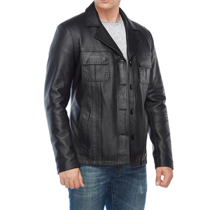 คุณภาพสูง ล่าสุดมาใหม่ เสื้อแจ็คเก็ตหนังงูแท้สำหรับผู้ชาย ฤดูหนาว สไตล์ไฮสตรีท แฟชั่นทันสมัย เสื้อคลุมด้านนอก ทนทาน - Product Image 6