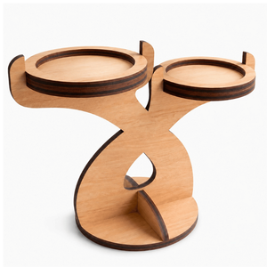 Soporte de madera para plantas, soporte para macetas de interior, estante moderno para plantas con corte láser para sala de estar, balcón, dormitorio, oficina, decoración del hogar - Product Image 1
