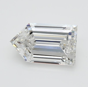 Diamant synthétique de laboratoire taillé au laser fantaisie en forme de trapèze, O-Z VVSVS, solitaire, excellent pour la fabrication de bijoux - Product Image 6