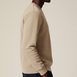 Nouveau pour l'hiver 2025 : Sweat-shirt streetwear 100 % coton 460 GSM, brodé avec appliqué, coupe oversize, fermeture éclair, délavé, écologique - Product Image 5