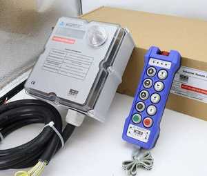 รุ่นใหม่ CMK F24-8D รีโมทคอนโทรลวิทยุสำหรับงานอุตสาหกรรม 8 ปุ่มกดความเร็วคู่ +1 ปุ่มเห็ด +1 IP-66 ระยะ 150 ม. 85-440V - Product Image 1