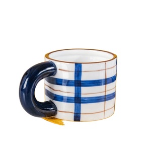 Hand Painted Ceramic <b>Cup</b> with Unique Designs for Boutique Homeware and Artisan Markets Ceramic <b>Cups</b> - Product Image 3