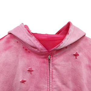 เสื้อฮู้ดดี้ทรงโอเวอร์ไซส์สไตล์วินเทจพิมพ์ลายแบบทำสีเอซิดวอช น้ำหนักเบา เหมาะสำหรับผู้ชาย - Product Image 6