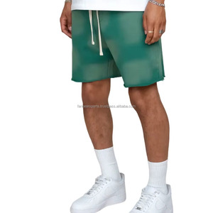 Shorts décontractés pour hommes avec logo personnalisé, effet délavé, fabriqués au Pakistan, haute qualité, vente en gros, fabricant et fournisseur. - Product Image 2